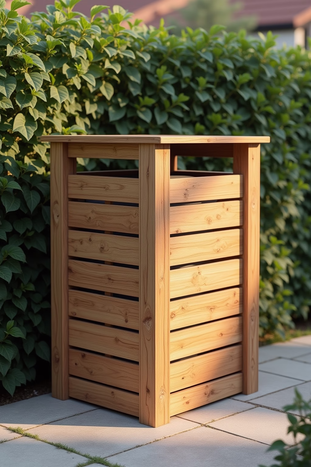 muelltonnenbox selber bauen outline 1