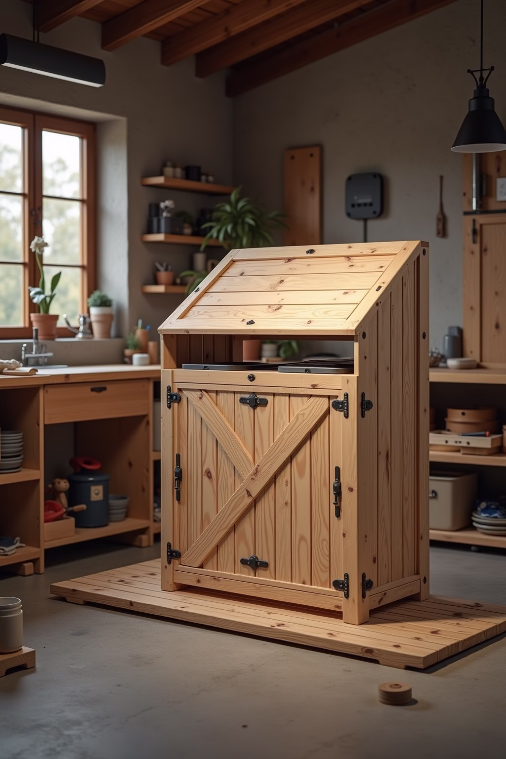 muelltonnenbox selber bauen outline 4