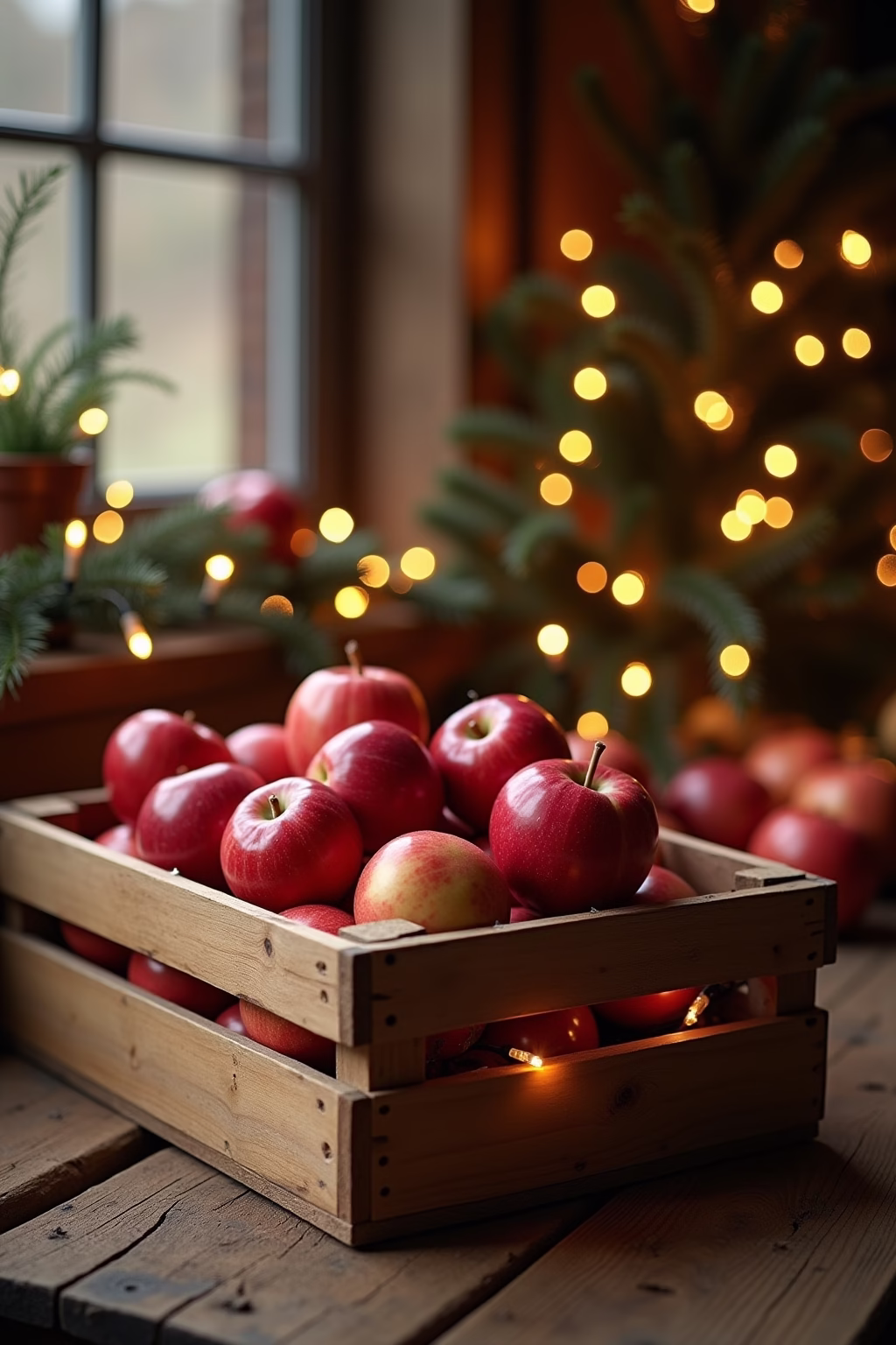 obstkisten deko weihnachten outline 4