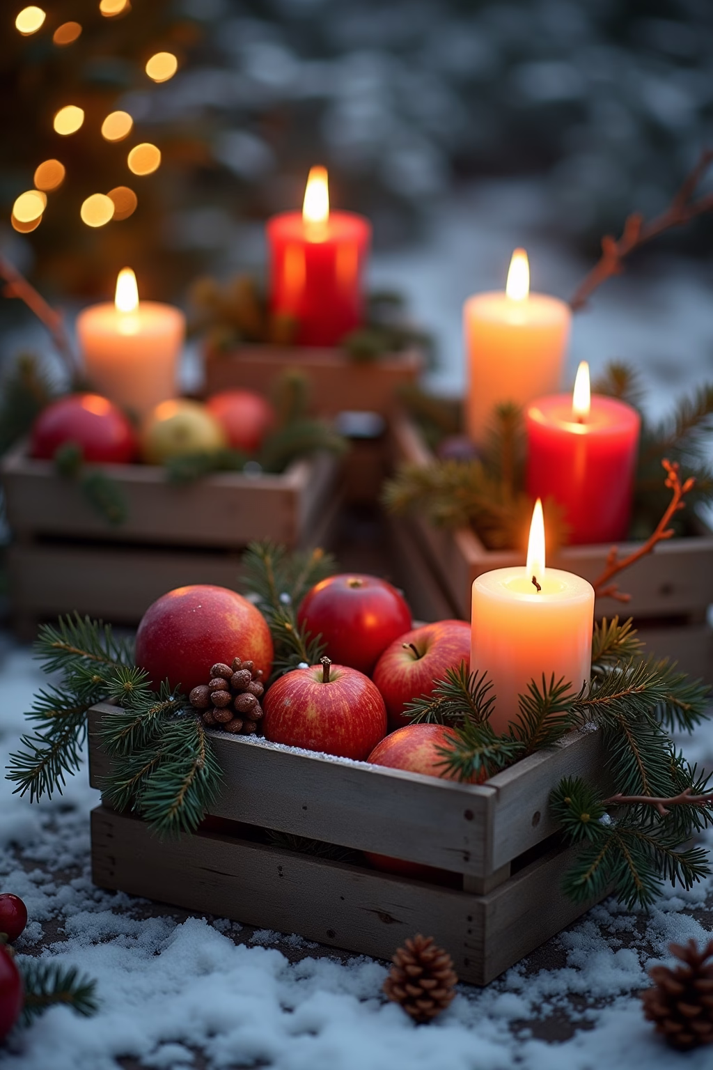 obstkisten deko weihnachten outline 8