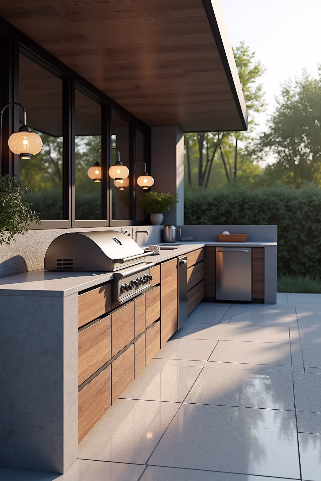 8 Outdoor Grill Küche Ideen für Ihren Gartenbereich 15 outdoor grill kueche outline 3