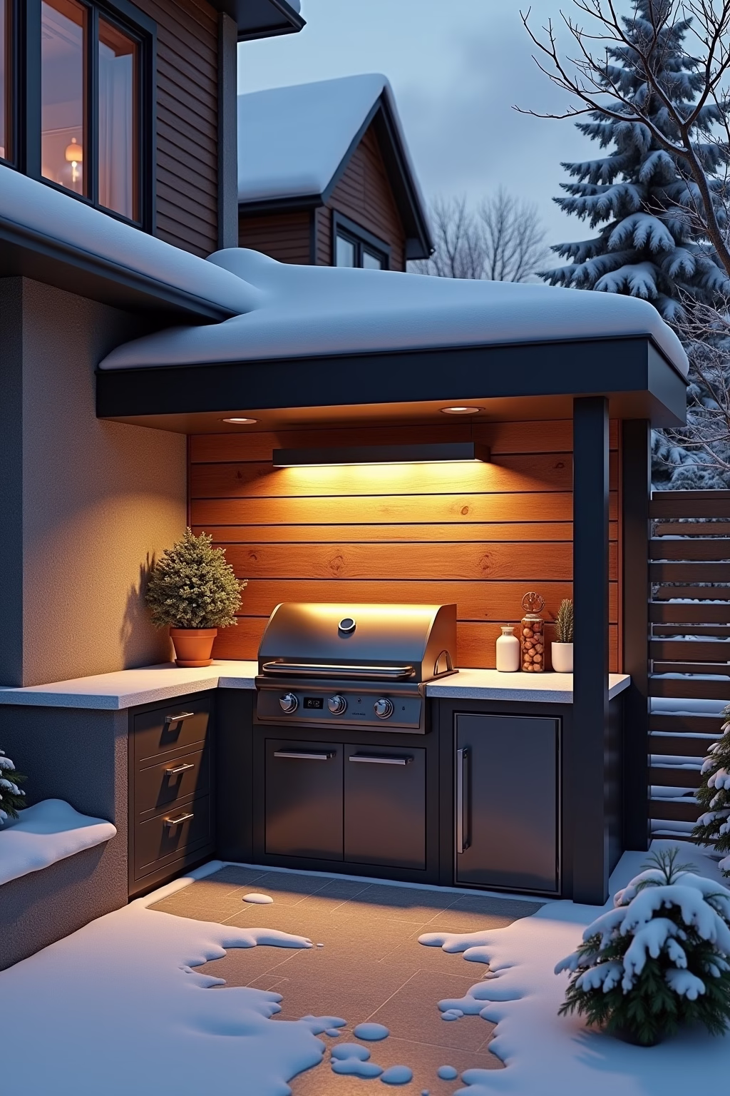 8 Outdoor Grill Küche Ideen für Ihren Gartenbereich 19 outdoor grill kueche outline 7