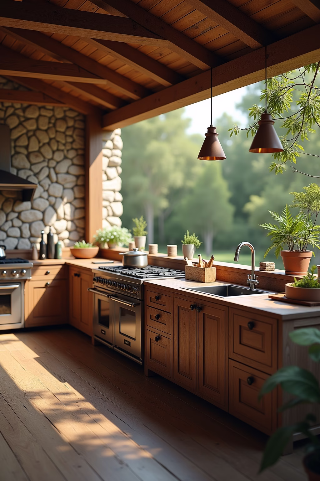 outdoor kueche outline 4