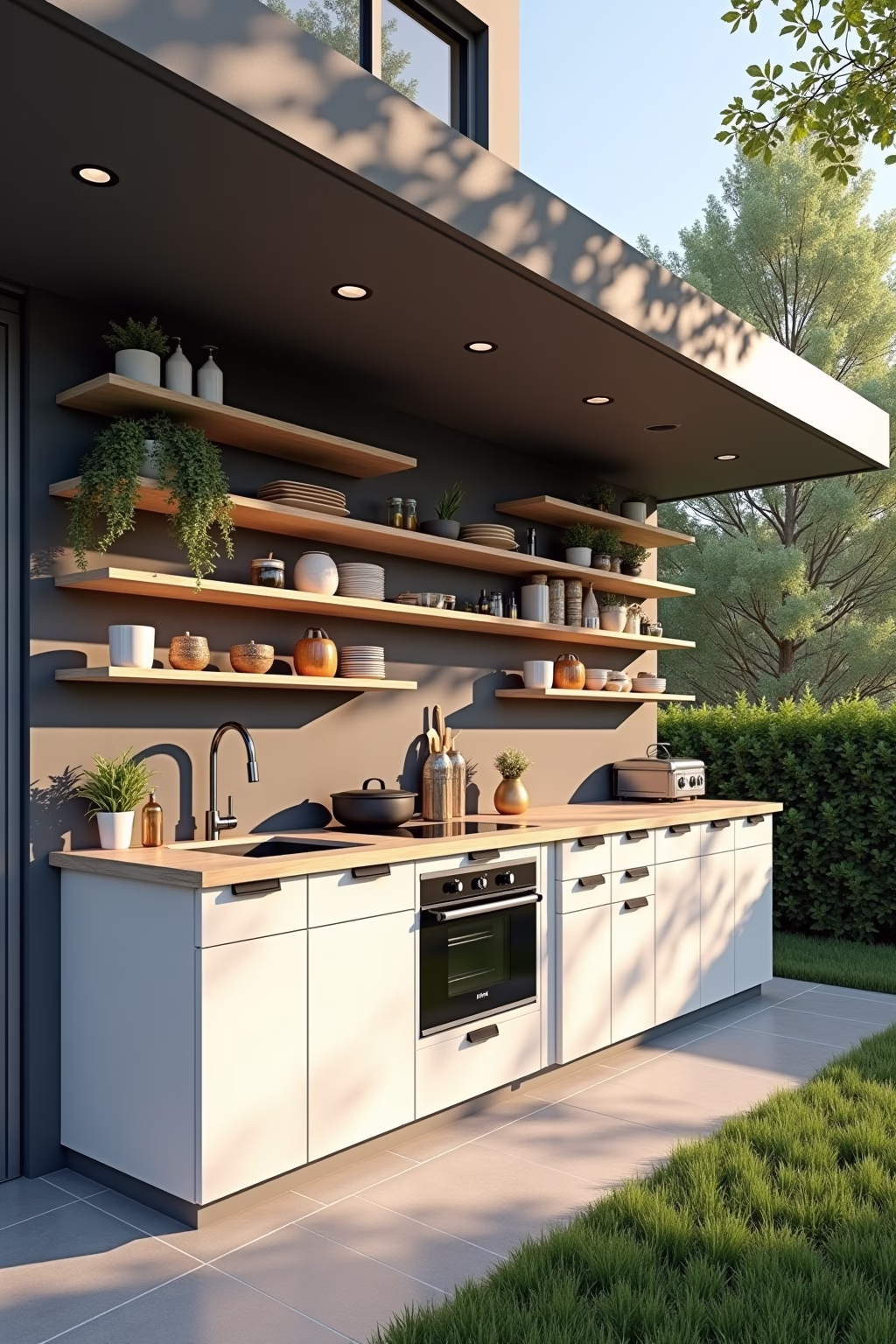 outdoor kueche outline 5