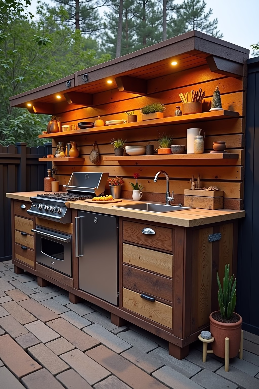 outdoor kuechen ideen outline 5