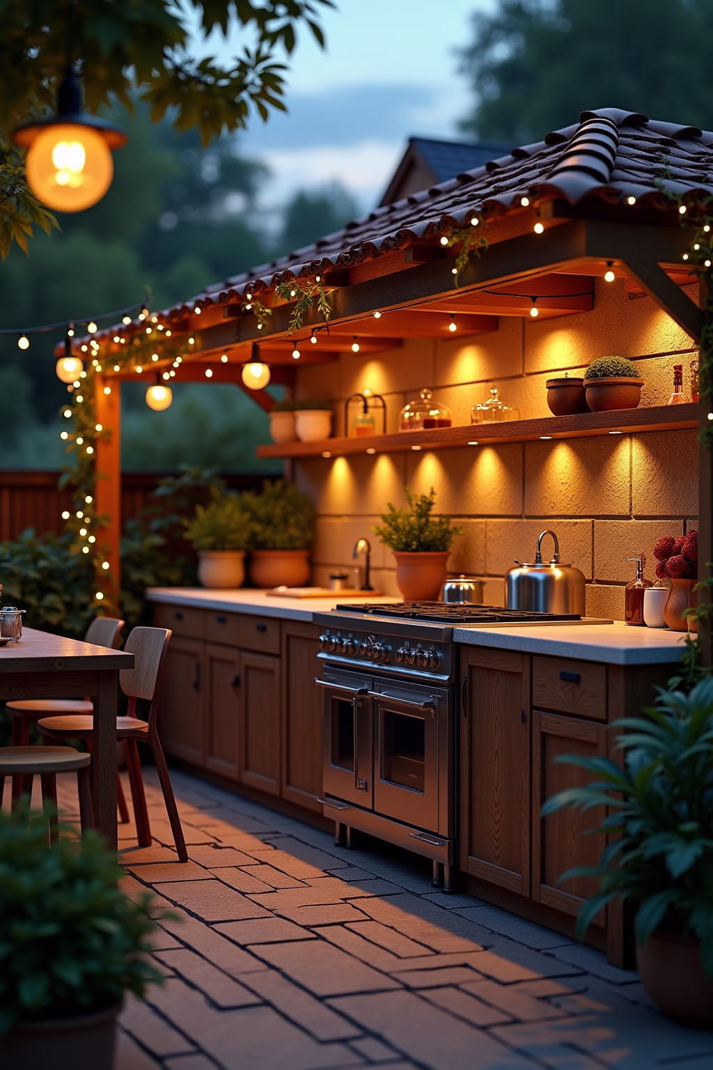 8 Outdoor Küchen Ideen für einen perfekten Sommer 19 outdoor kuechen ideen outline 7