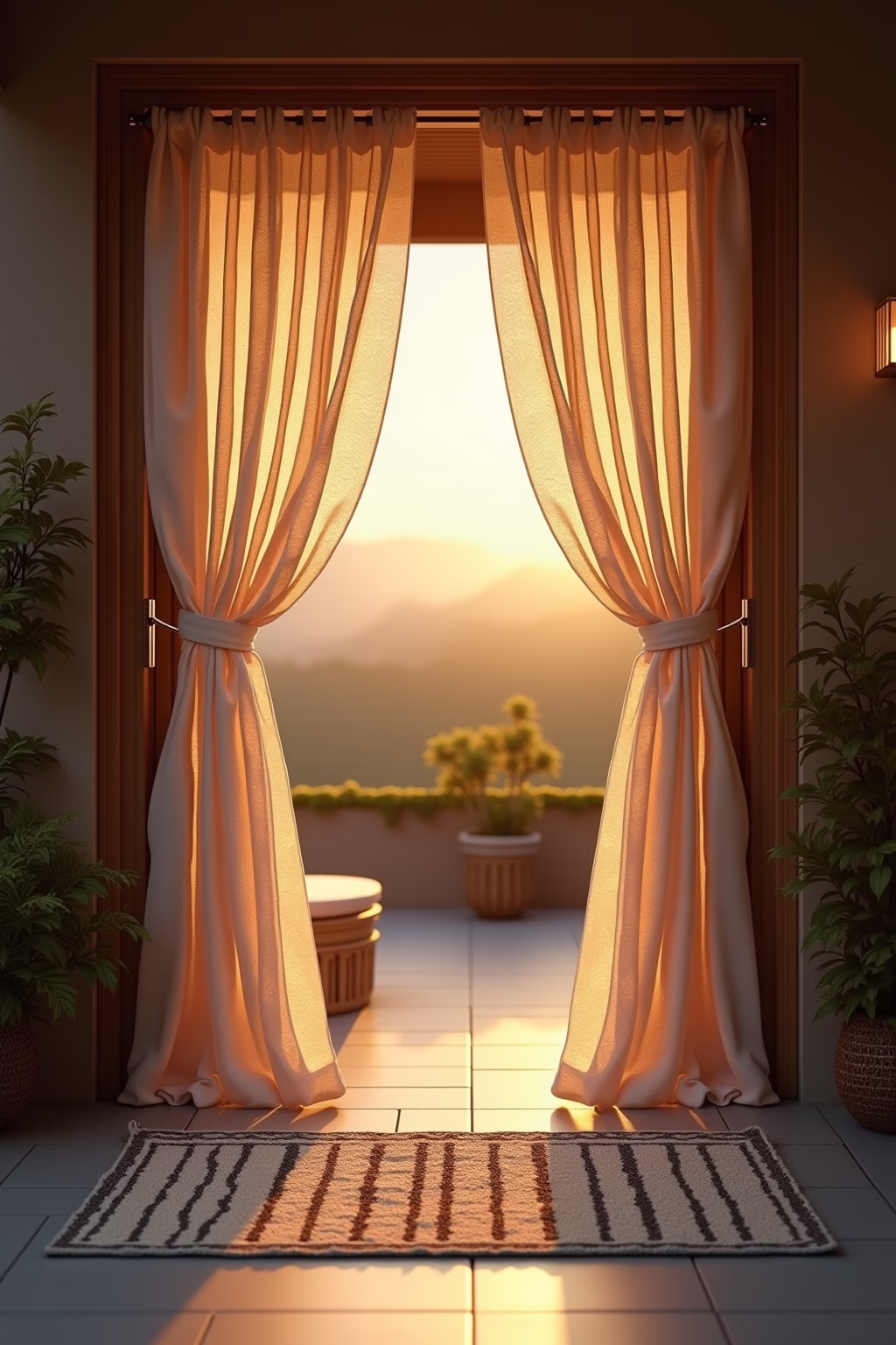 outdoor vorhang terrasse outline 1