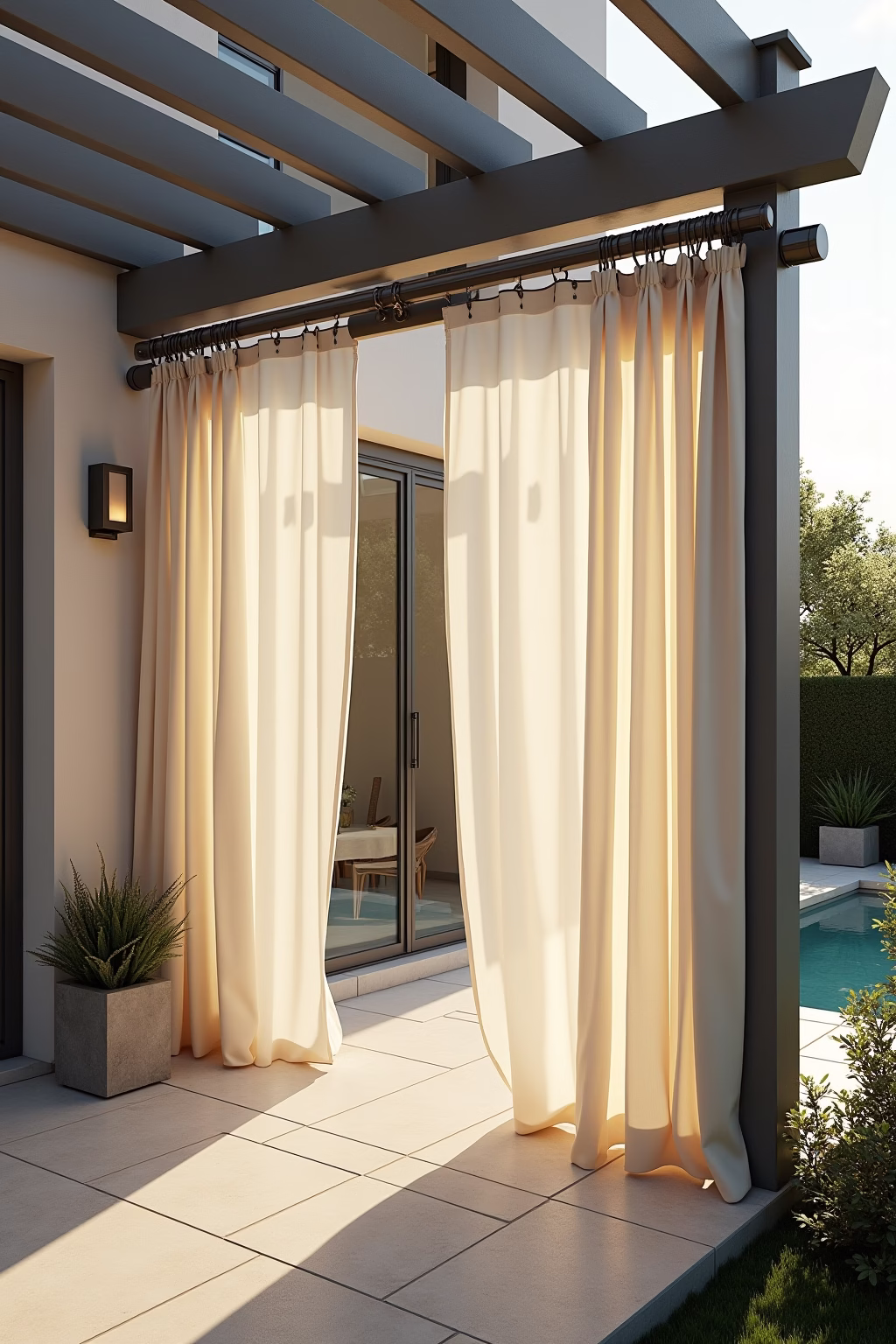 outdoor vorhang terrasse outline 5