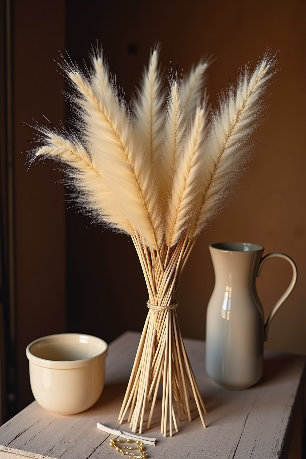 pampasgras deko ideen outline 6