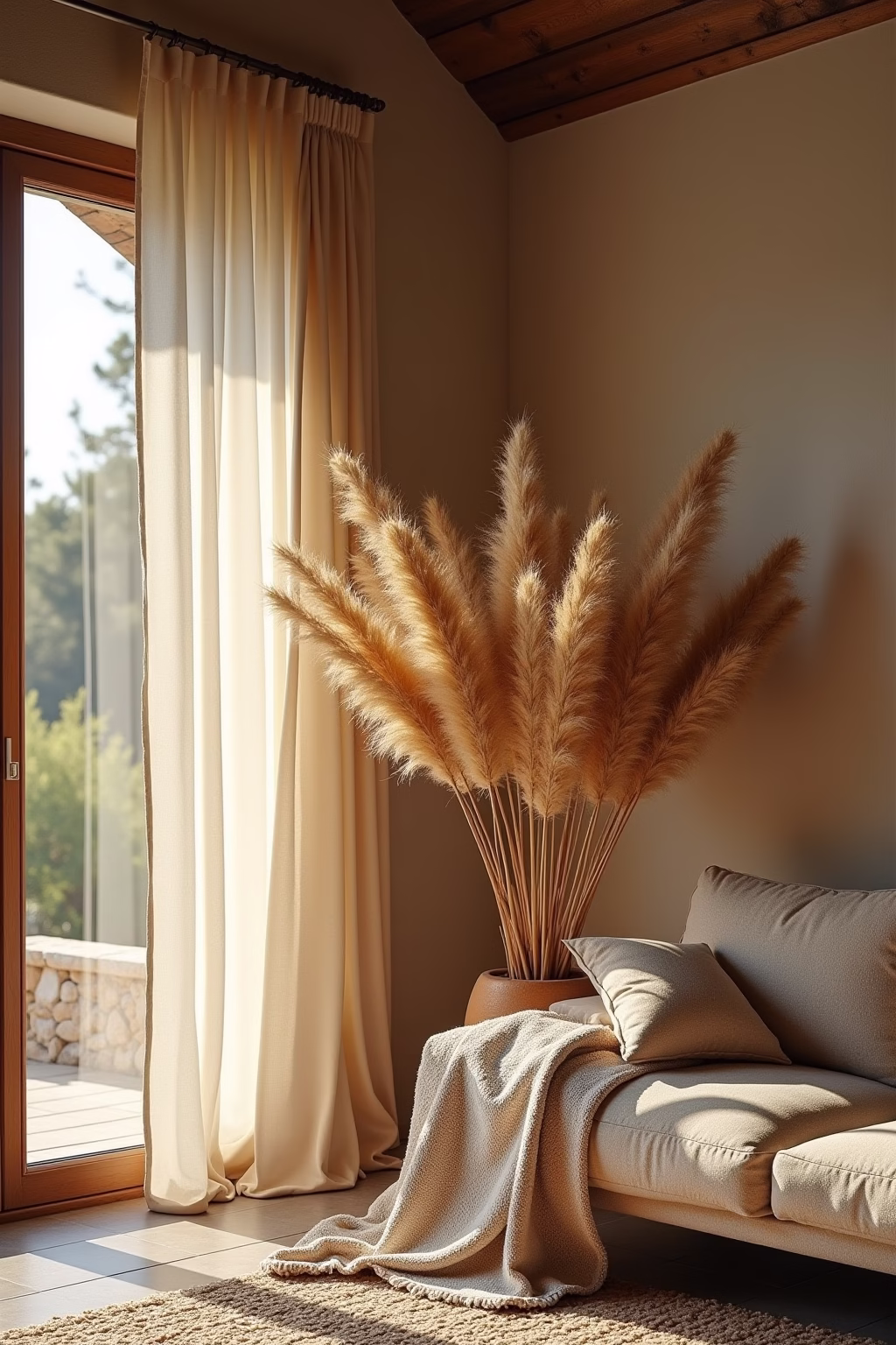 pampasgras deko ideen outline 8