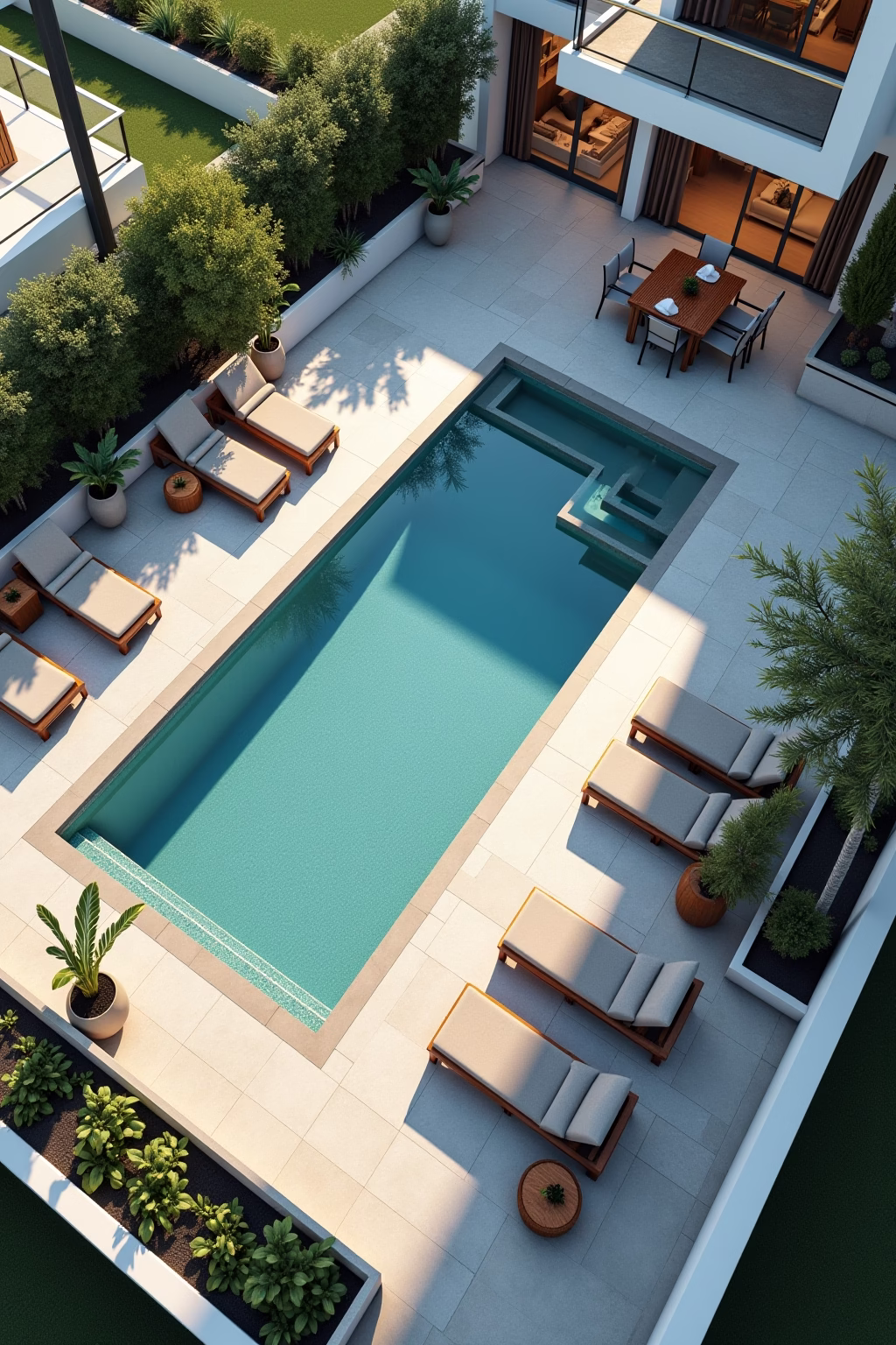 8 Pool Terrasse Ideen für den perfekten Sommerplatz 15 pool terrasse outline 3