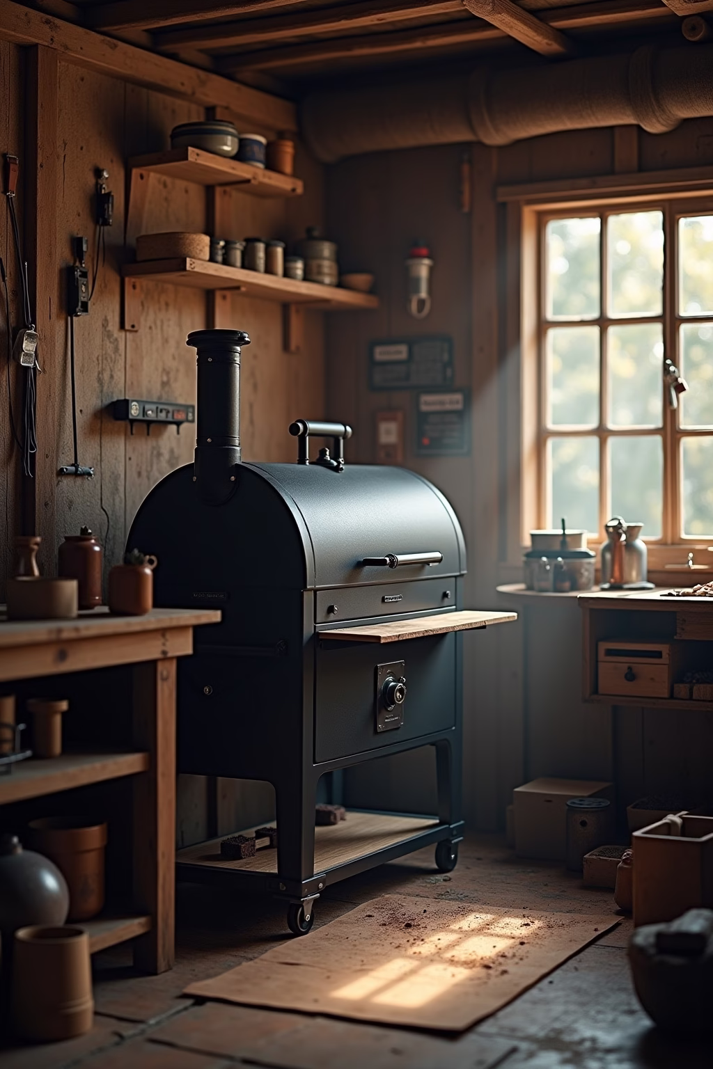 raeucherofen selber bauen outline 1