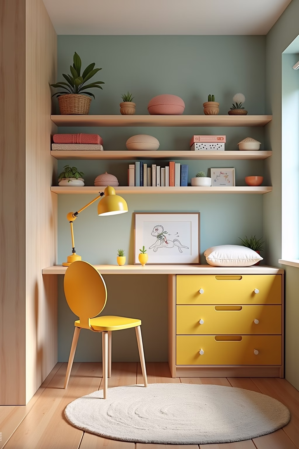 schmales kleines kinderzimmer einrichten outline 1