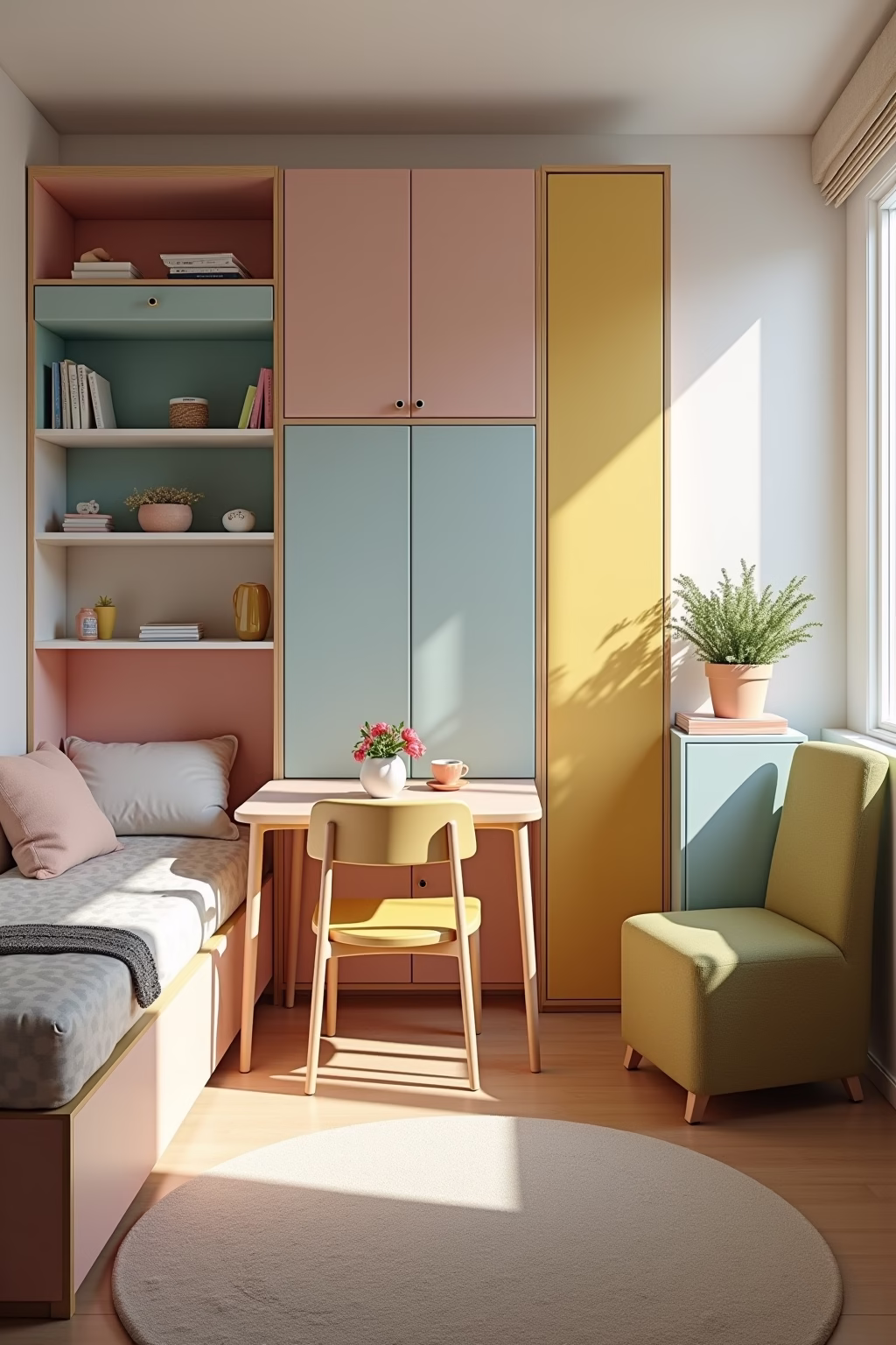 schmales kleines kinderzimmer einrichten outline 2