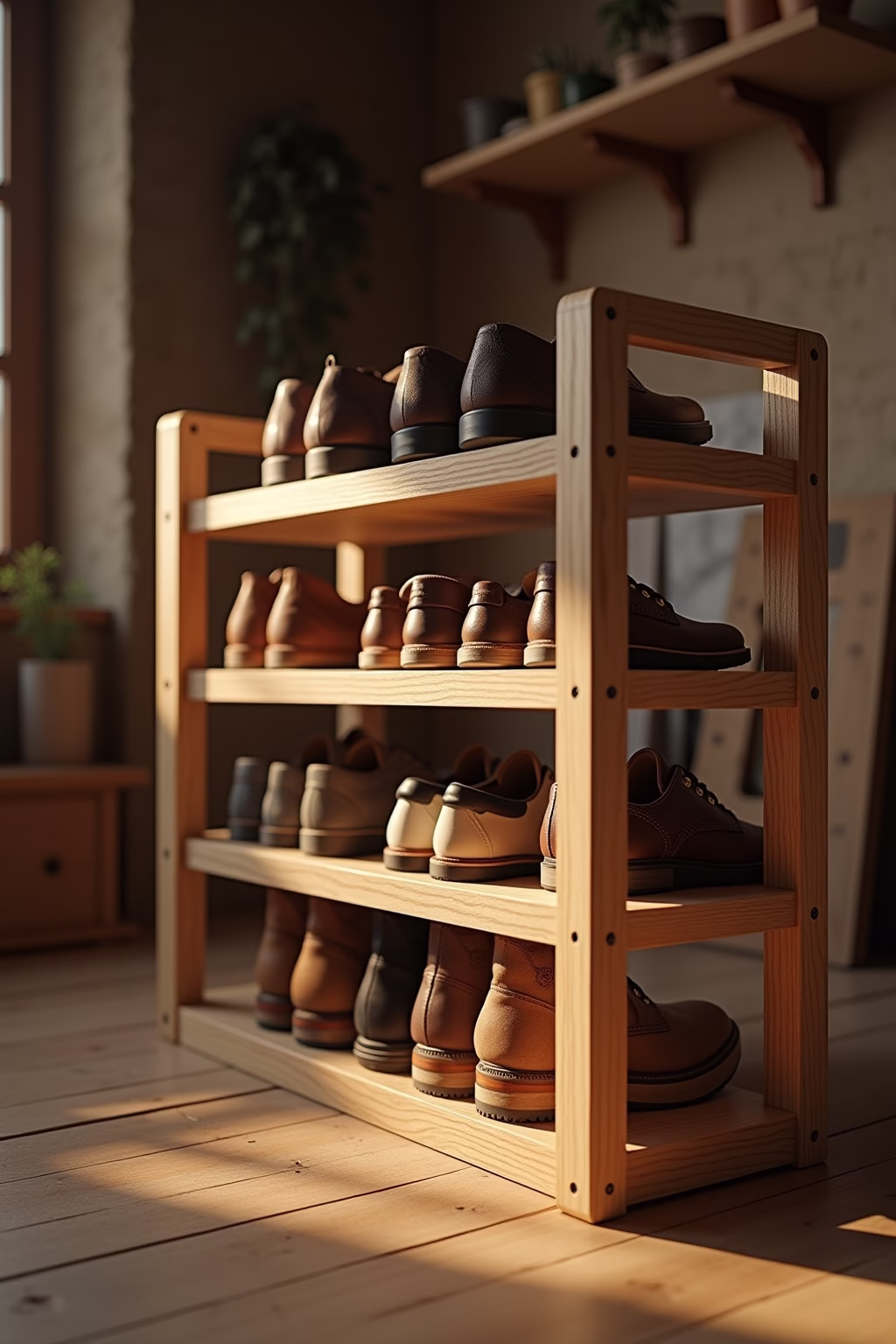 schuhregal selber bauen outline 5