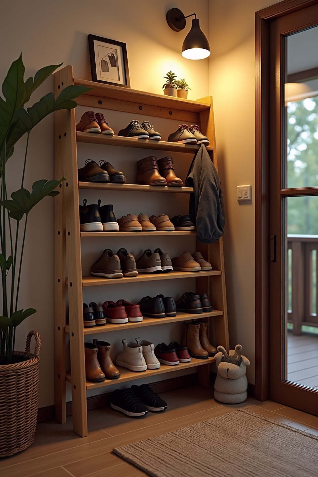 8 Schuhregal selber bauen Ideen für kleine Flure 19 schuhregal selber bauen outline 7