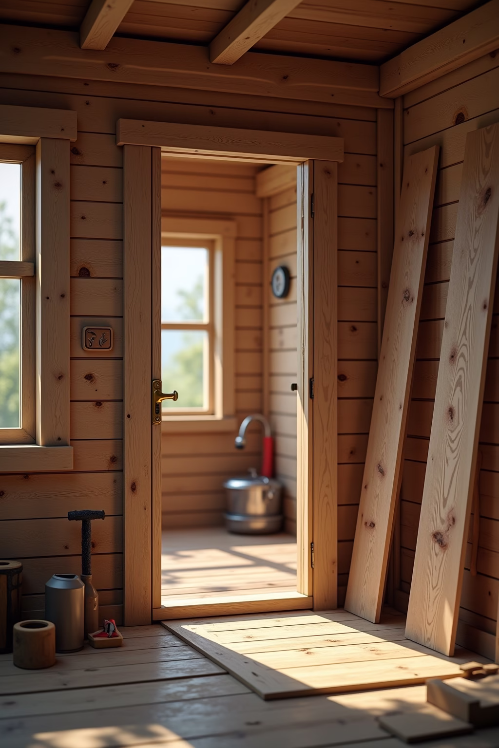 schuppentuer selber bauen outline 1