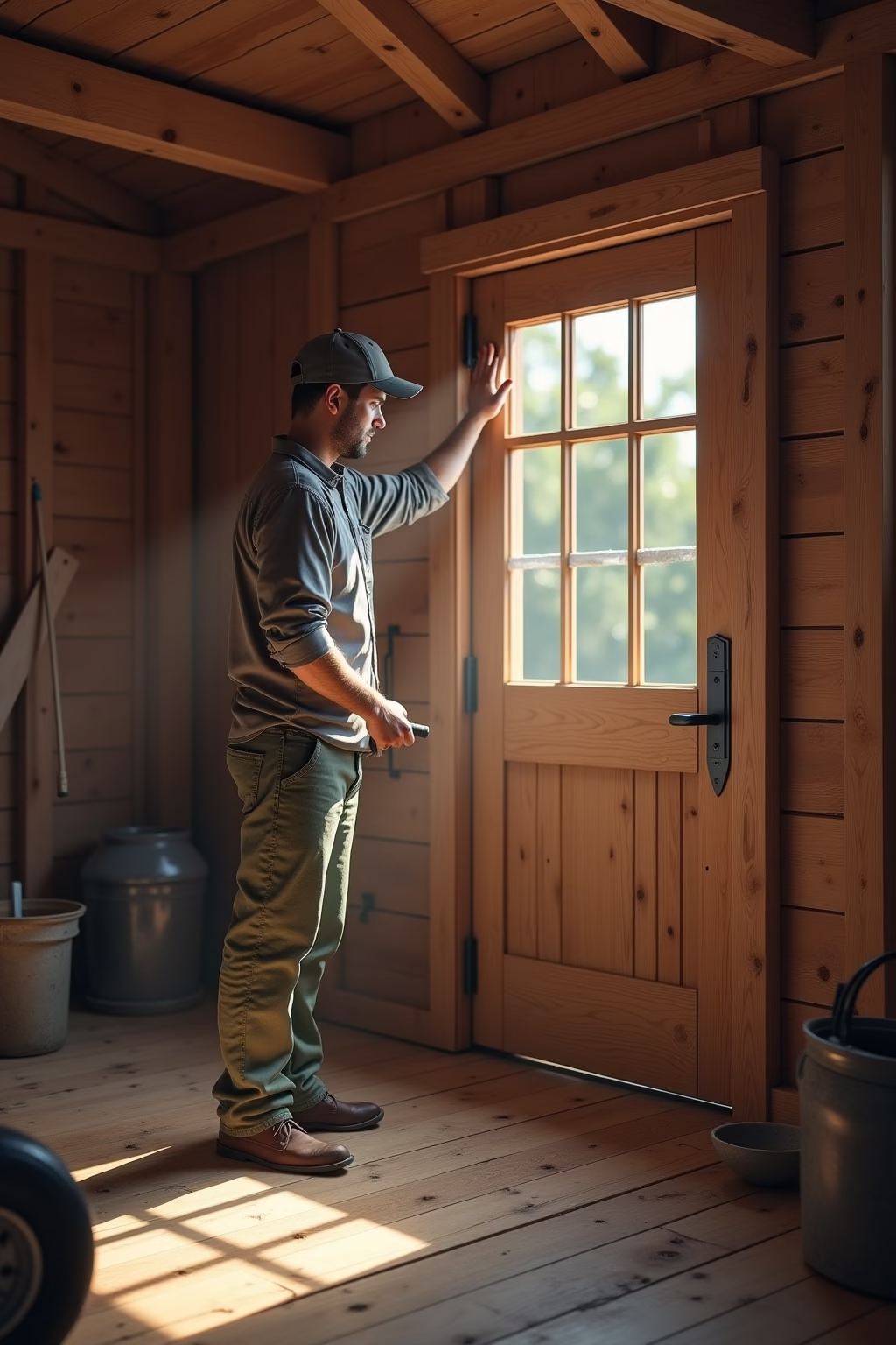 schuppentuer selber bauen outline 6