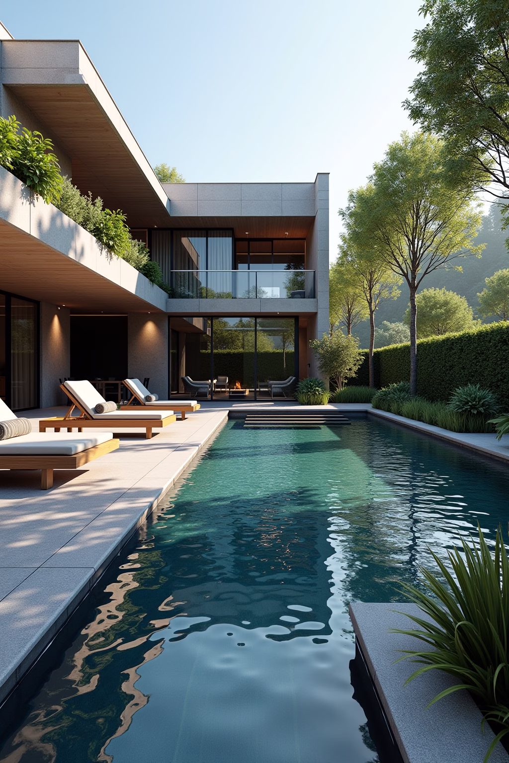 terrasse mit pool outline 5