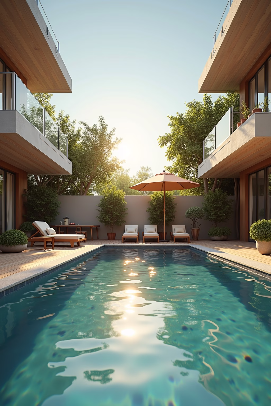 terrasse mit pool outline 8