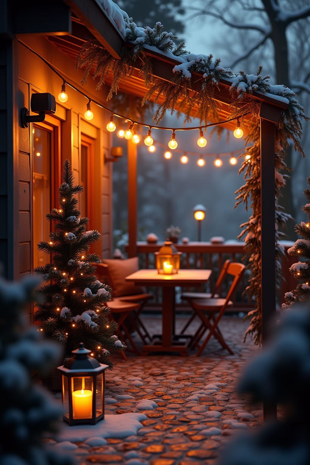 8 Ideen zum Terrasse weihnachtlich dekorieren 25 terrasse weihnachtlich dekorieren outline 3