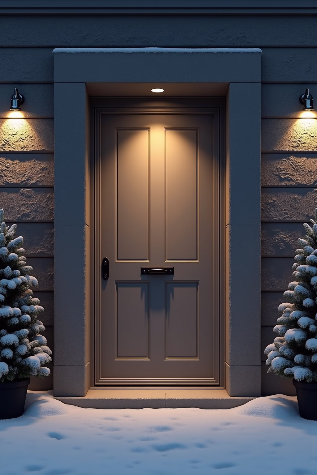 tuerdekoration weihnachten outline 5