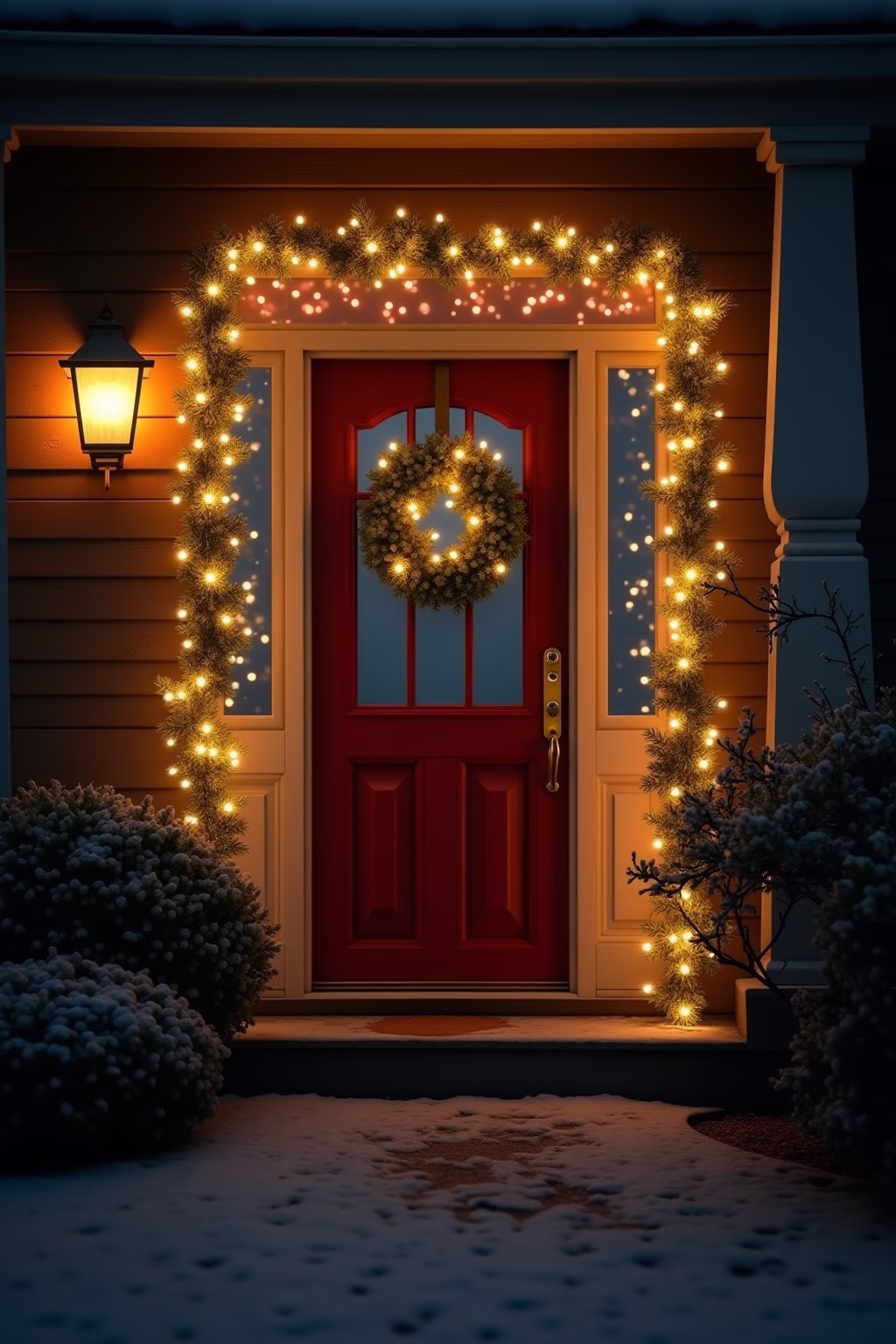 tuerdekoration weihnachten outline 6