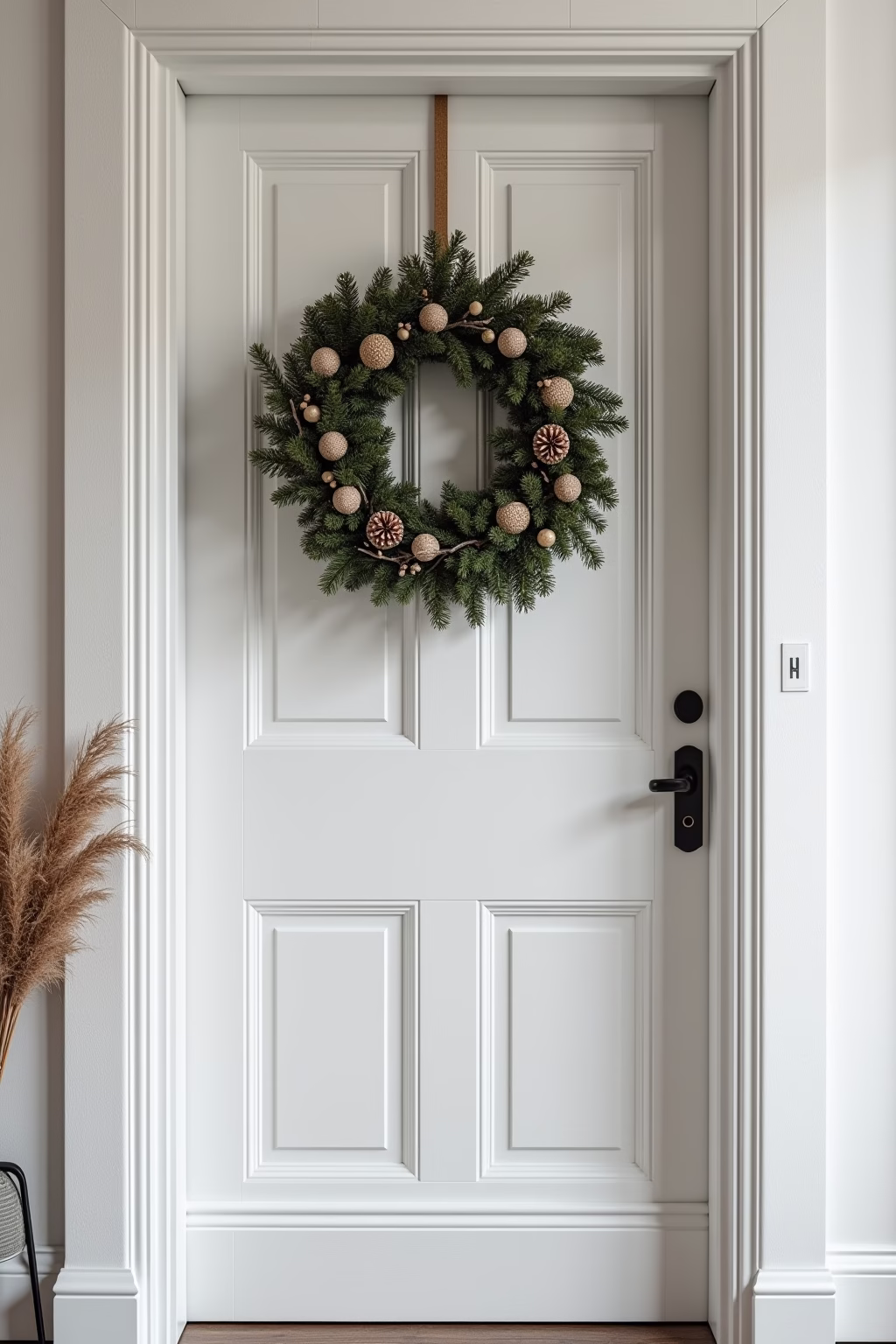 tuerdekoration weihnachten outline 8