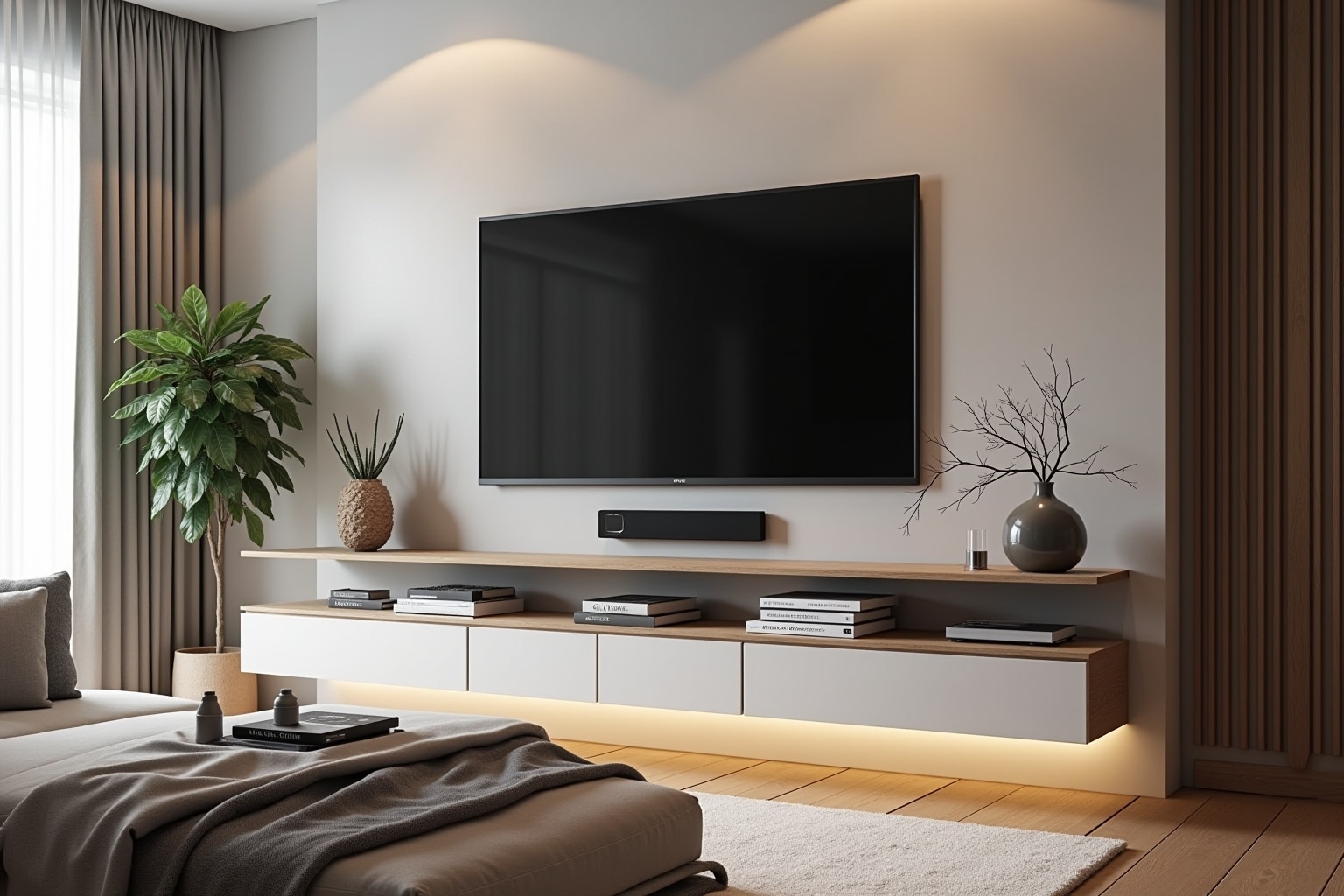 TV-Wand selber bauen: Kreative Ideen