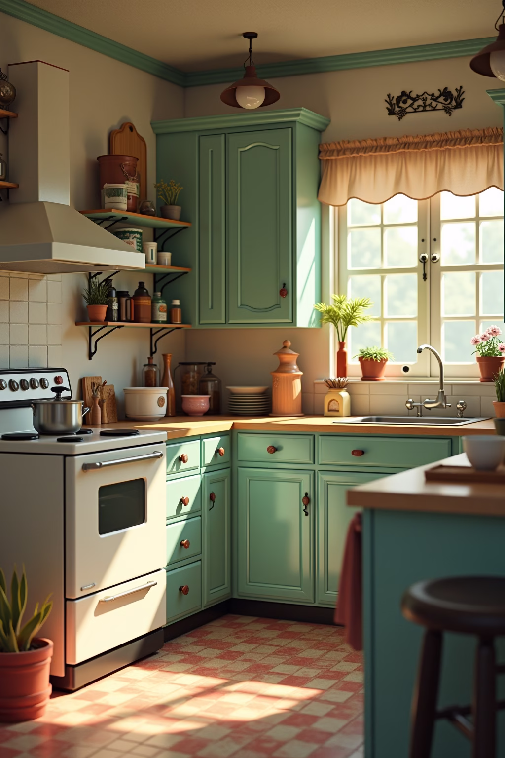 vintage kueche outline 2