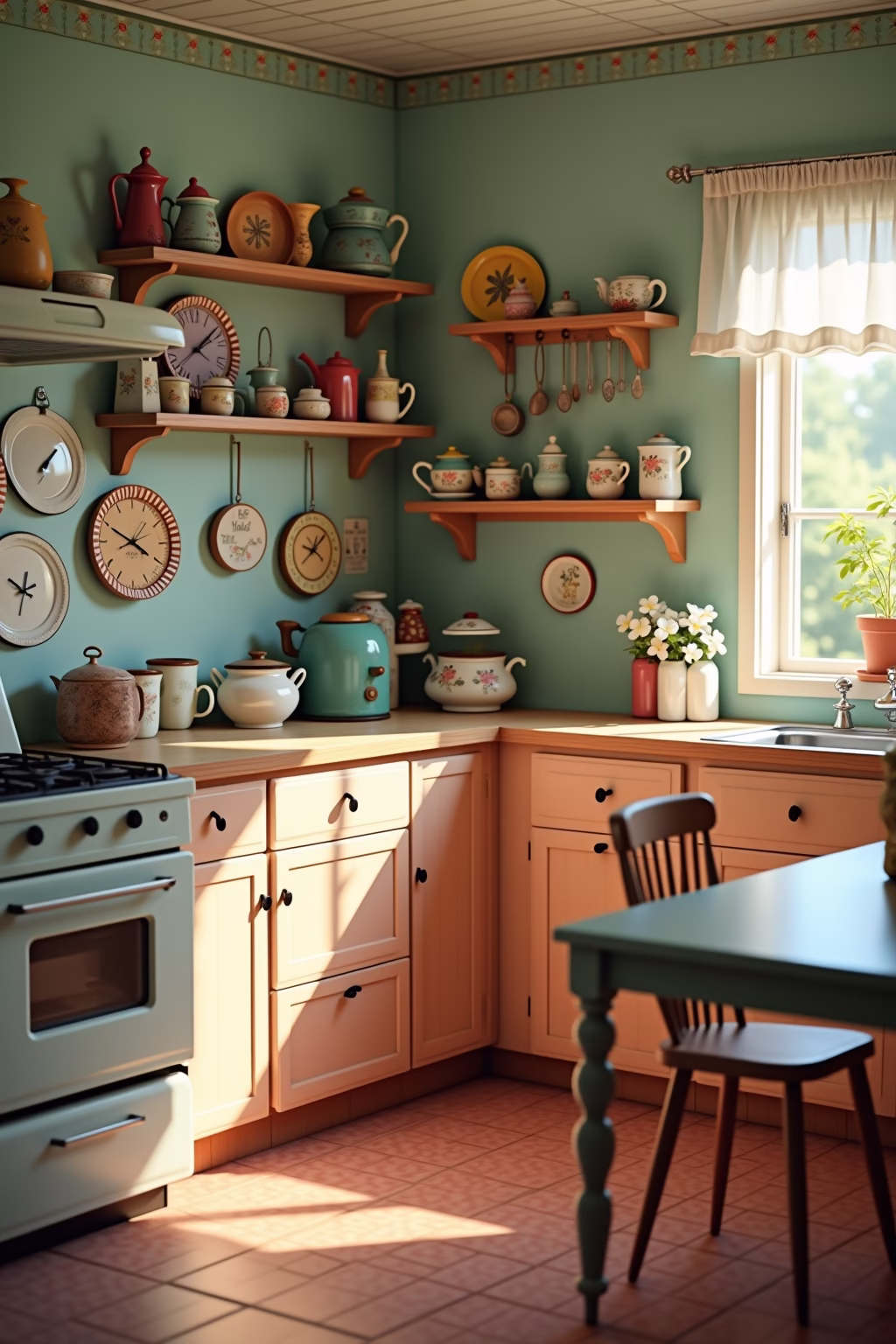 vintage kueche outline 5