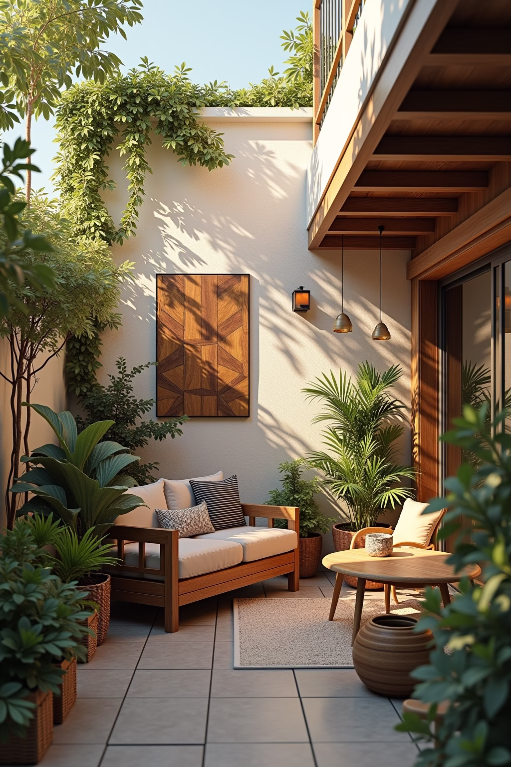 wanddeko terrasse outline 1