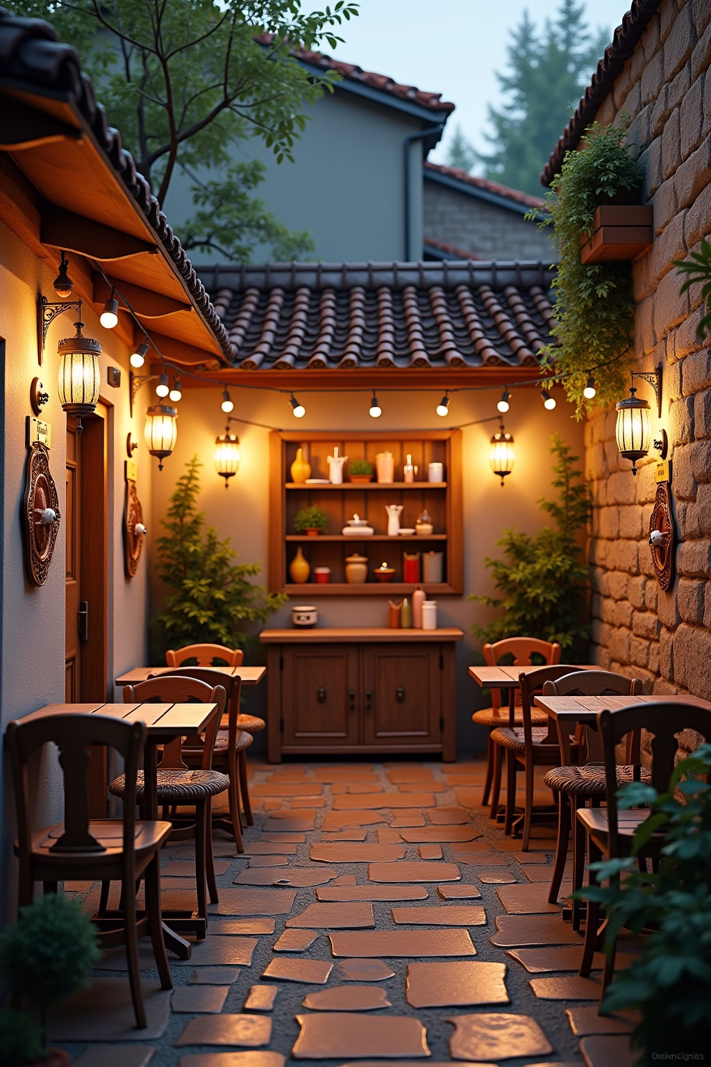 wanddeko terrasse outline 2