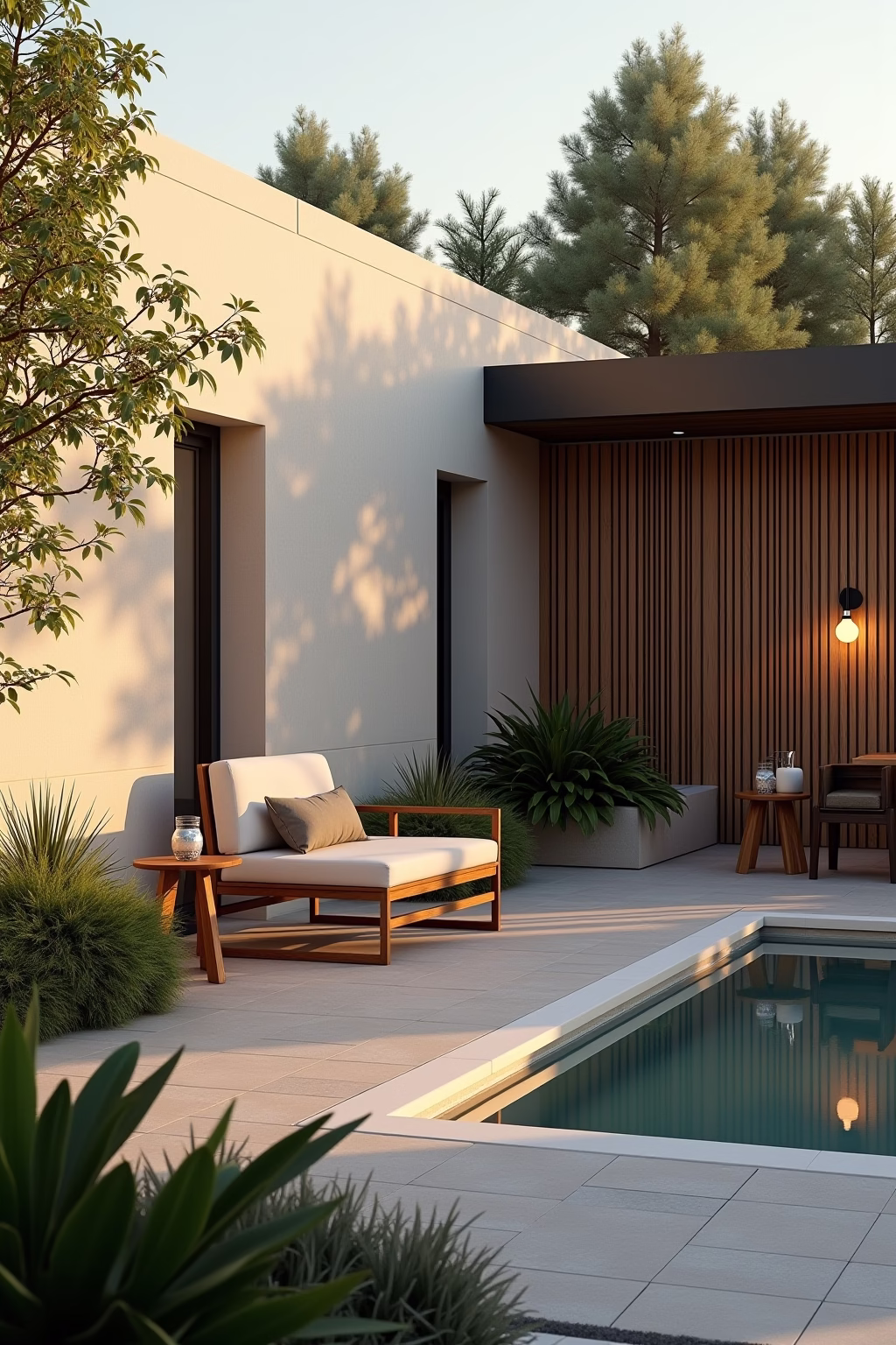 wanddeko terrasse outline 5