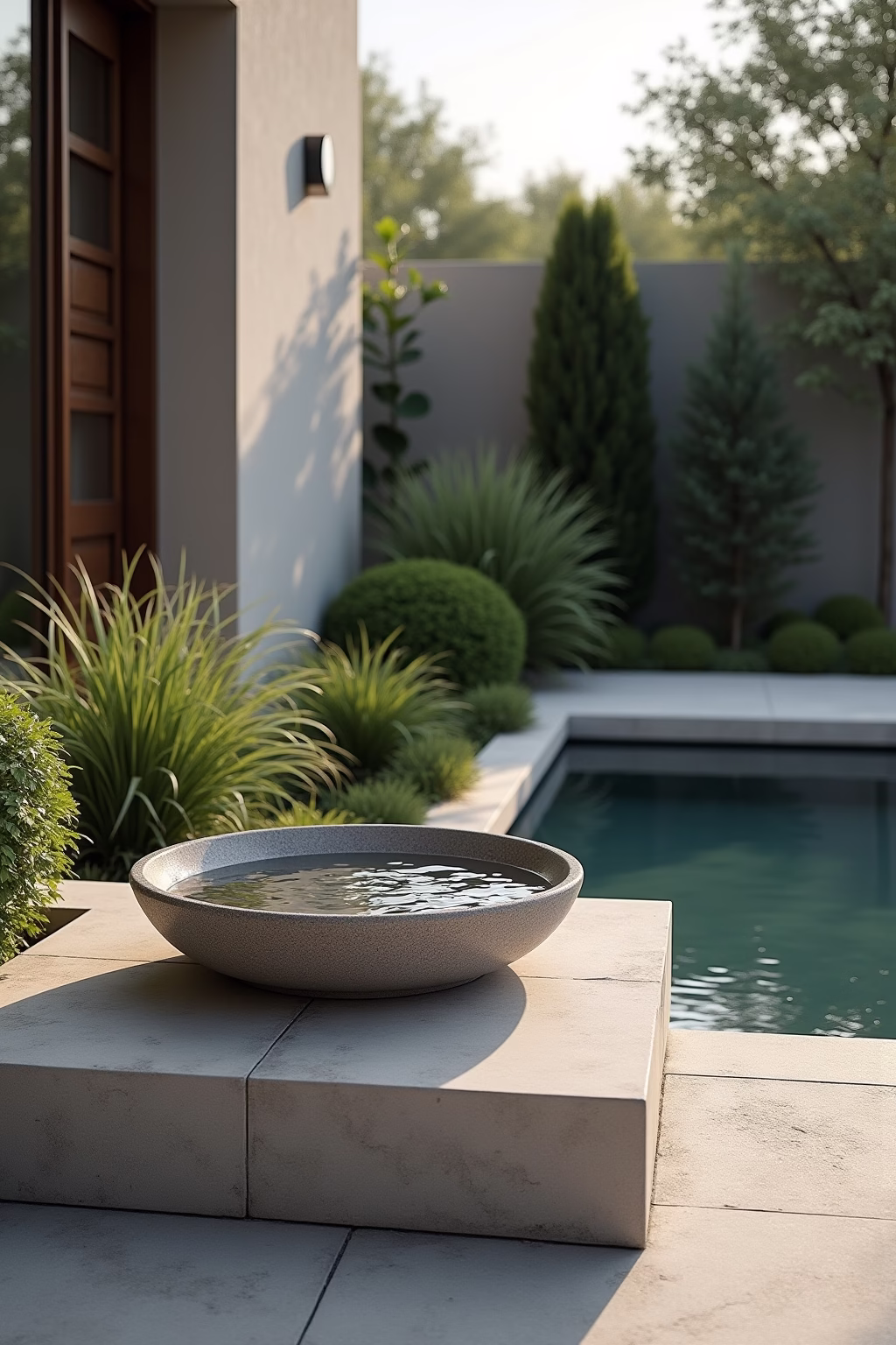 8 Wasserbecken Terrasse Ideen für Ihren Garten 15 wasserbecken terrasse outline 3