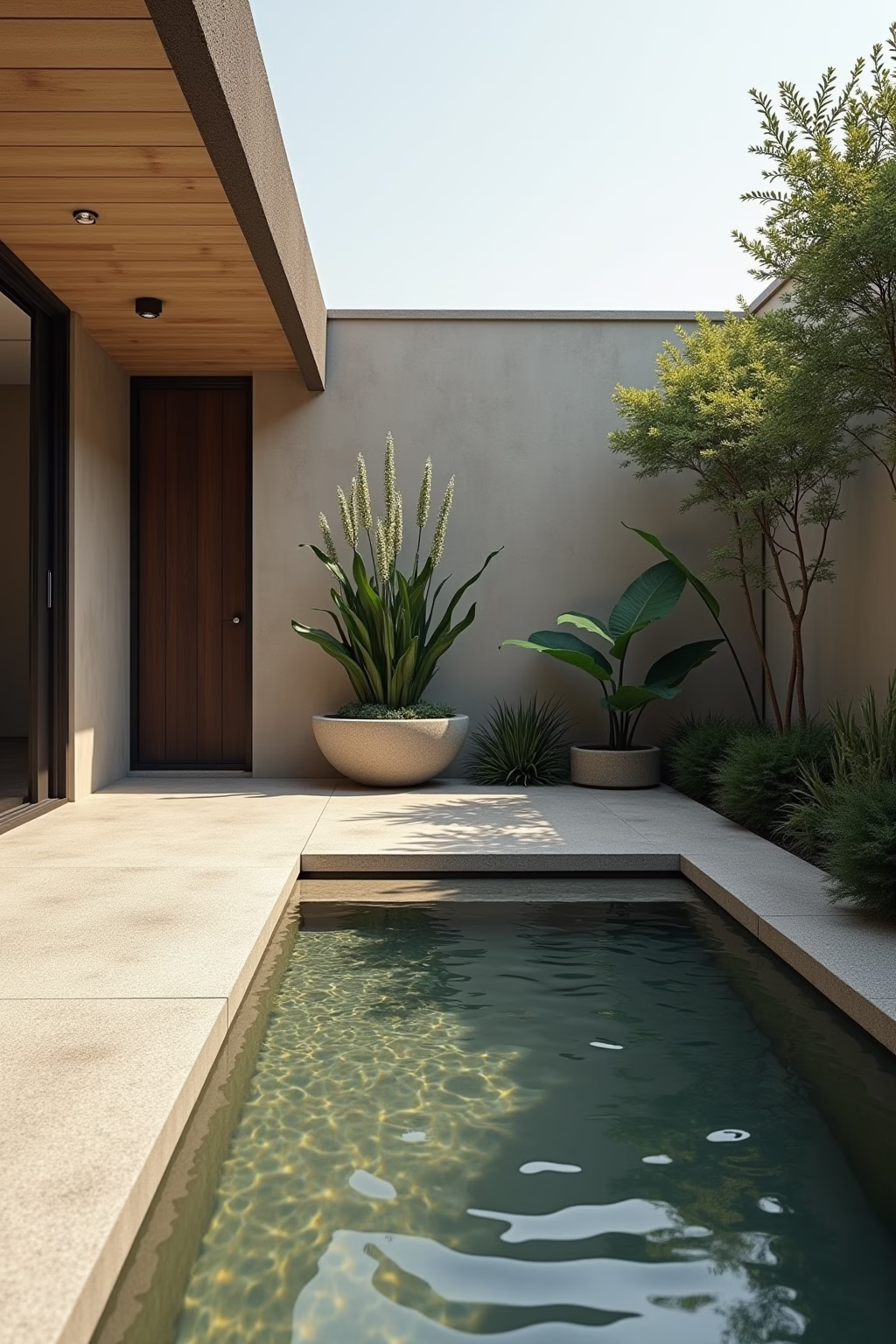 8 Wasserbecken Terrasse Ideen für Ihren Garten 19 wasserbecken terrasse outline 7