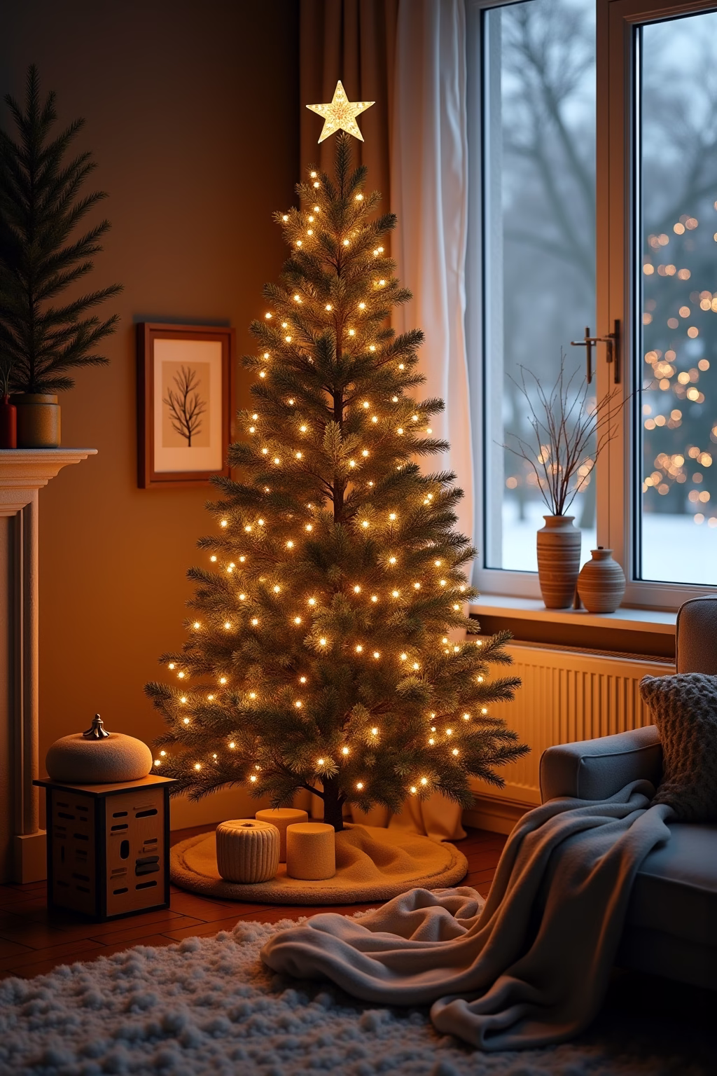 weihnachten wohnzimmer outline 5