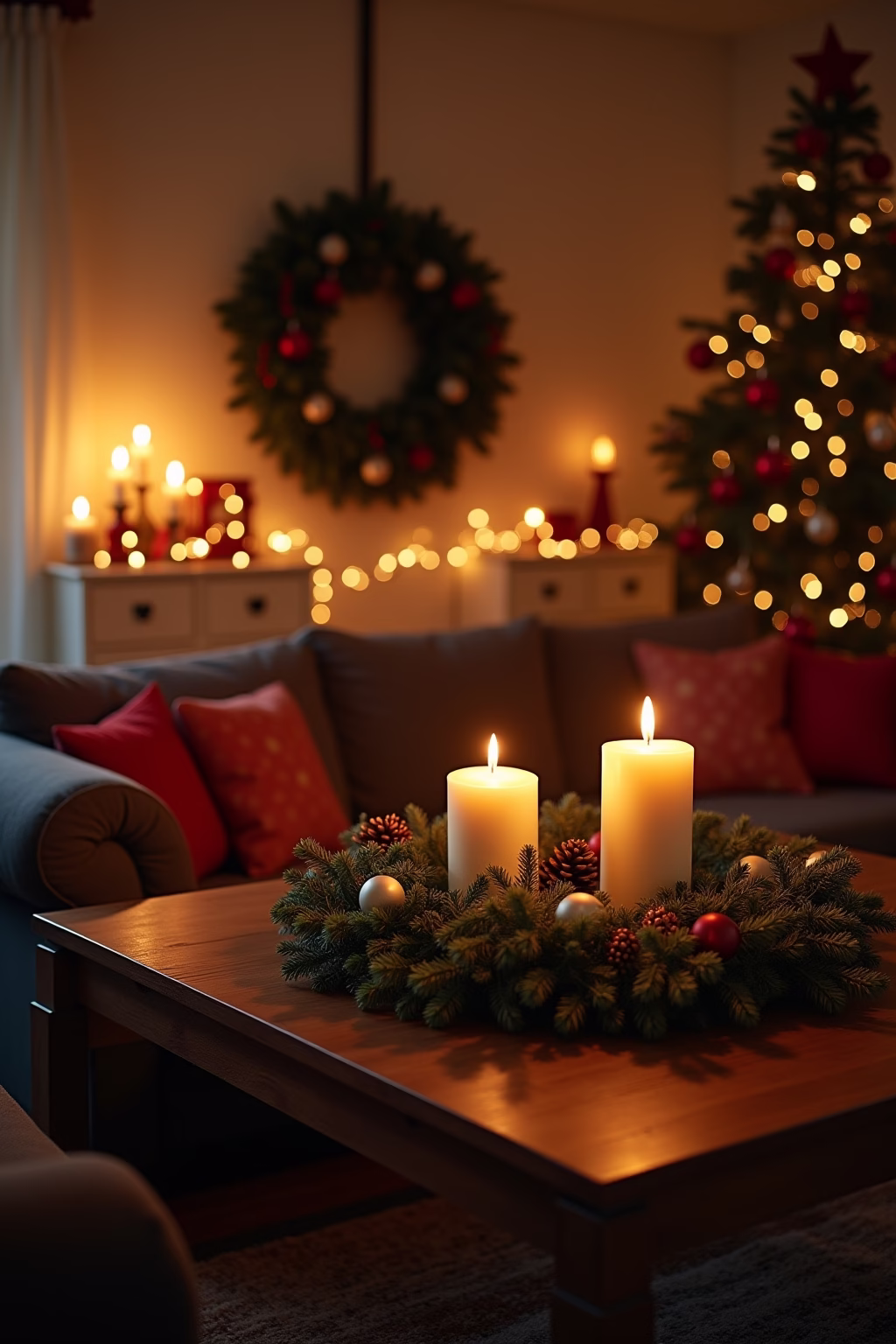 weihnachten wohnzimmer outline 8