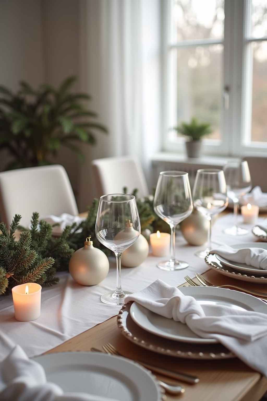 weihnachtliche tischdeko outline 5