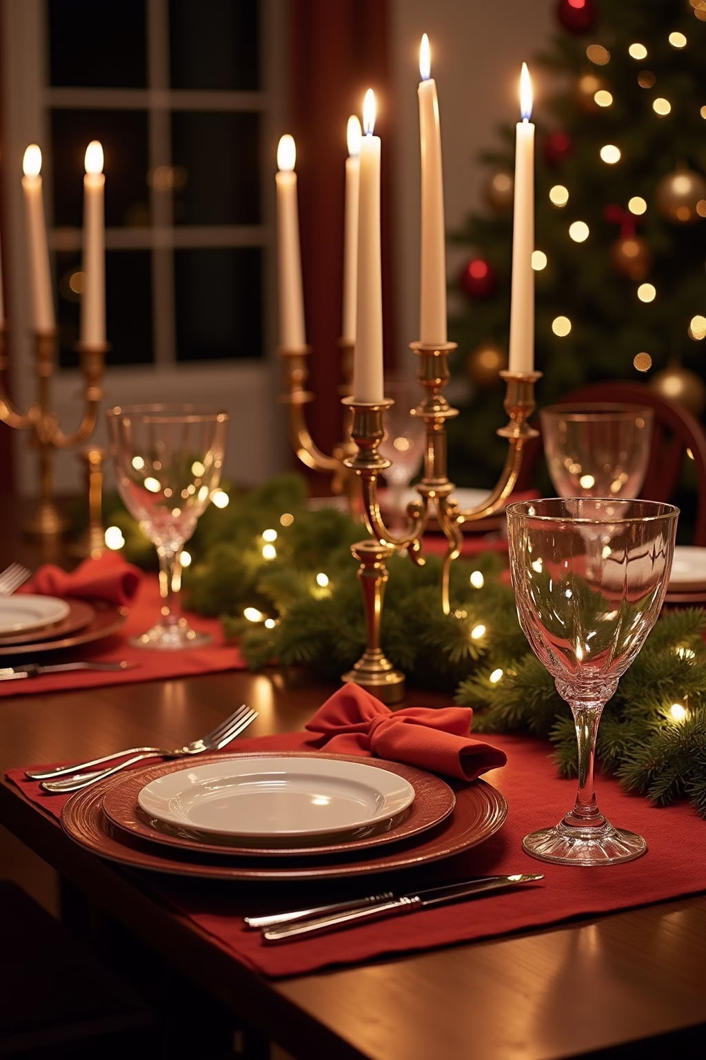 weihnachtliche tischdeko outline 6