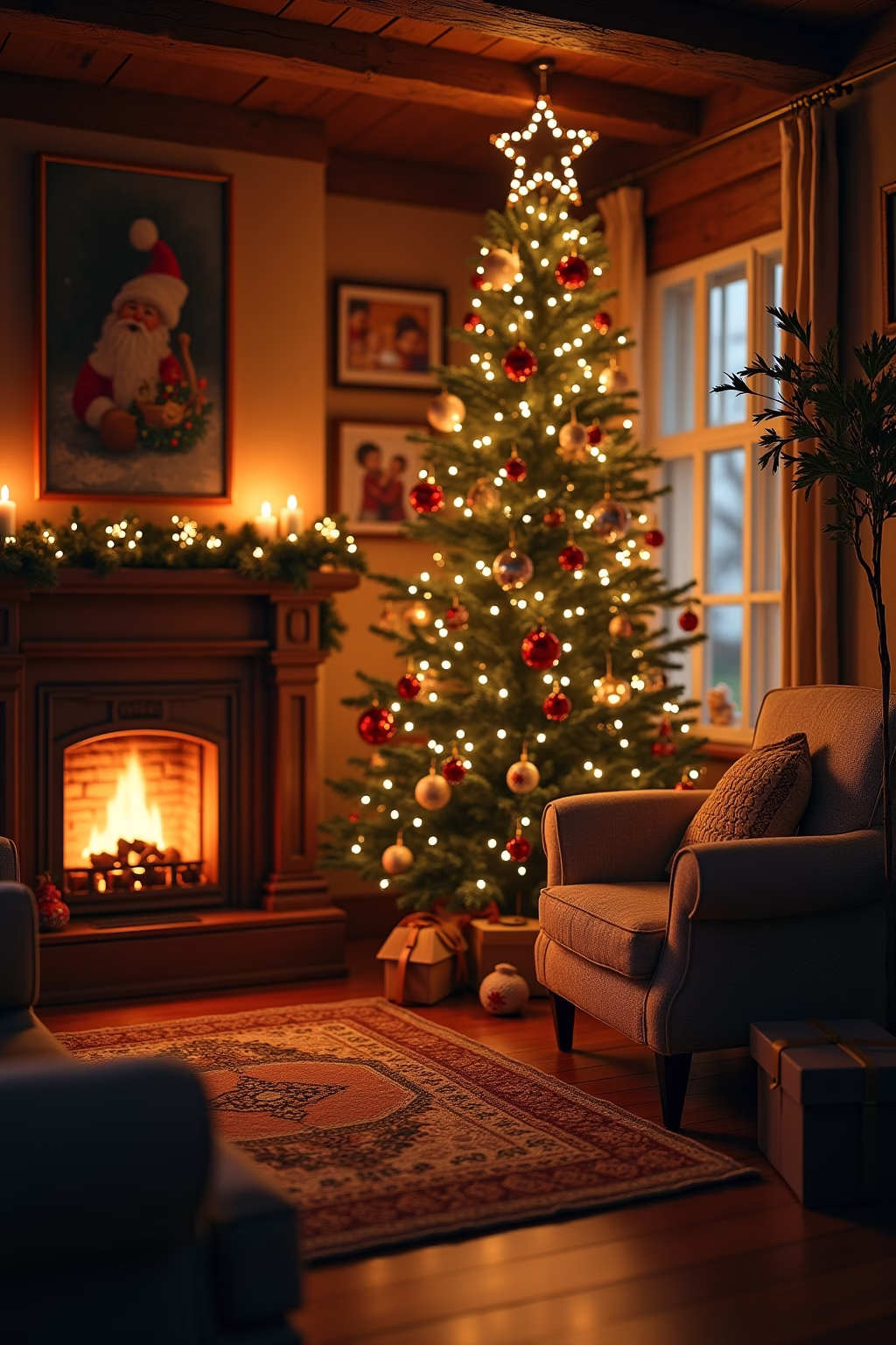 weihnachtliches zuhause outline 1