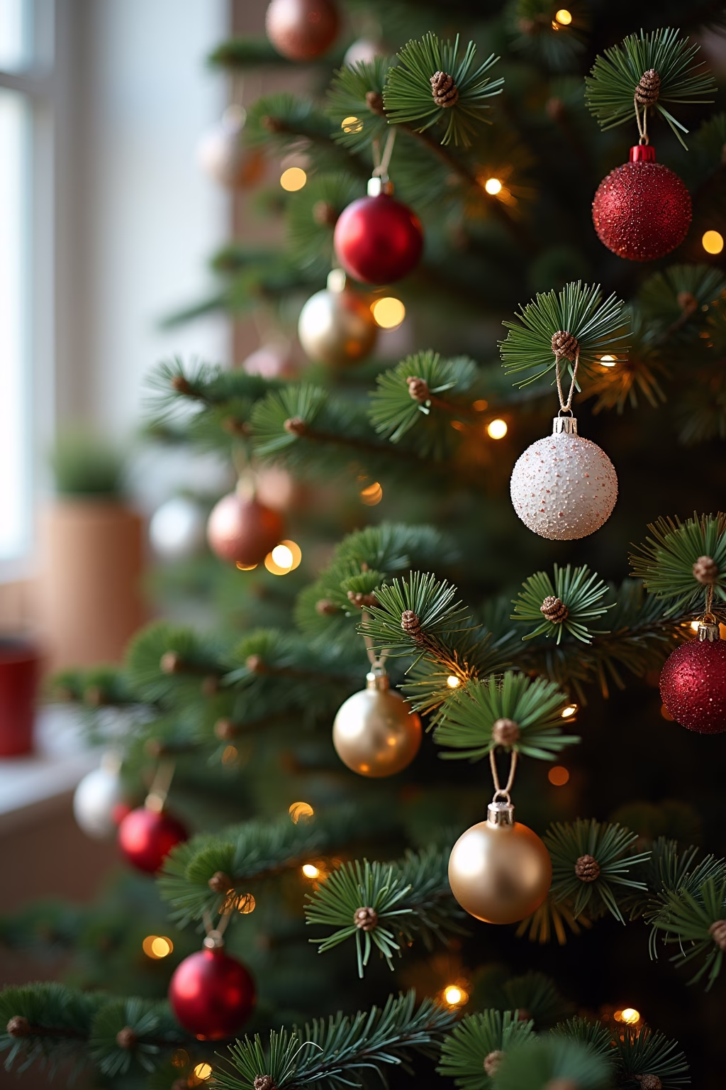 weihnachtsbaum dekoration modern outline 5