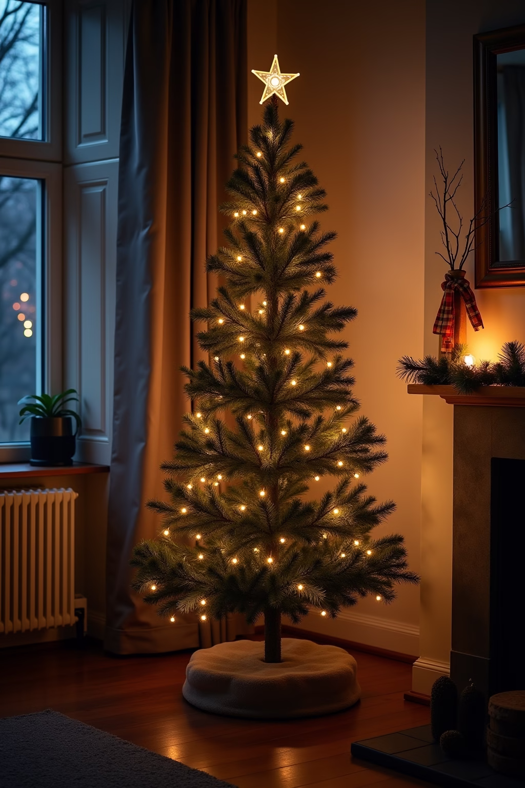 weihnachtsbaum dekoration modern outline 7