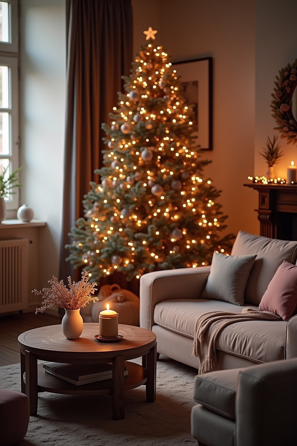 weihnachtsdeko wohnzimmer outline 4