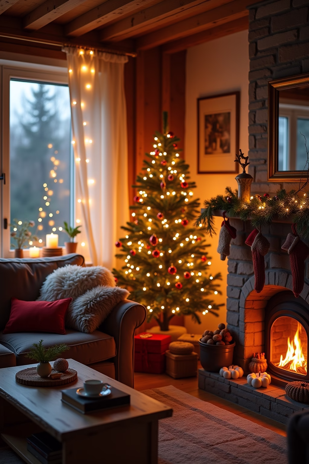 wohnung weihnachtlich dekorieren outline 2