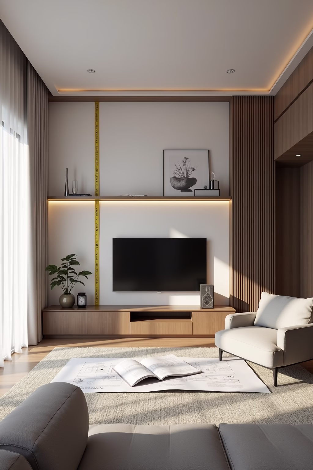 wohnwand selber bauen outline 2